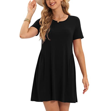 CHARMYI Women's T-shirt Dress - Stylish & Comfortable Summer Dress