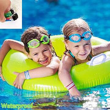 12 pcs Bracelets for Boys ID Wristband,Bracelets for Kids ID Safety Wristbands Infobands Child Travel Event Field Trip, Identification Bracelets Waterproof ID Band Anti Lost ID Wristband