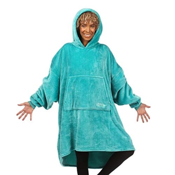 THE COMFY Dream | Lightweight Microfiber Fleece Wearable Blanket, Oversized Design with Hood from Sh...