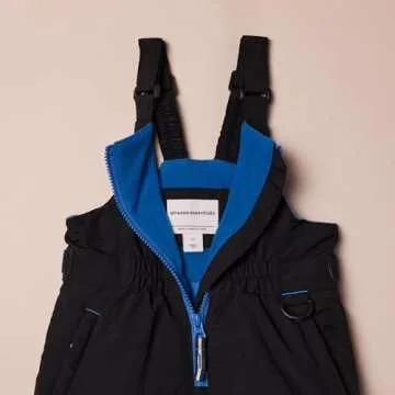 Amazon Essentials Toddler Boys' Water-Resistant Snow Bib for Winter Fun