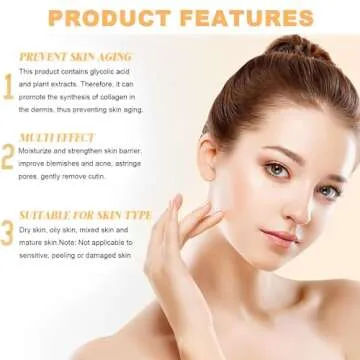 Ordinary Glycolic Acid Toning Solution, 8 Fl Oz Glycolic Acid 7% Toner Gently Exfoliates, Smooths Skin Texture, Improvement Visible Clarity & Also Addressing Uneven Tone