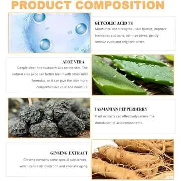 Ordinary Glycolic Acid Toning Solution, 8 Fl Oz Glycolic Acid 7% Toner Gently Exfoliates, Smooths Skin Texture, Improvement Visible Clarity & Also Addressing Uneven Tone