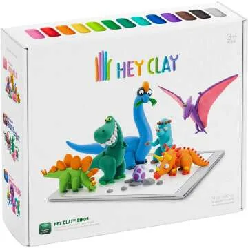 HEY CLAY Dinos - Interactive Kids Modeling Clay Set