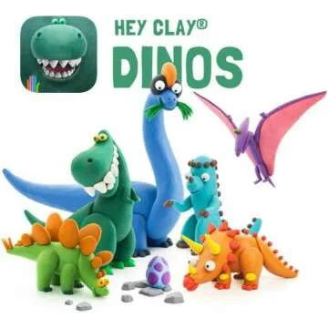 HEY CLAY Dinos - Interactive Kids Modeling Clay Set