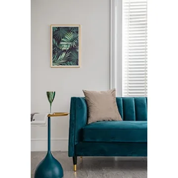 DEZENE 18x18 Velvet Pillow Covers - Soft Elegant Decor