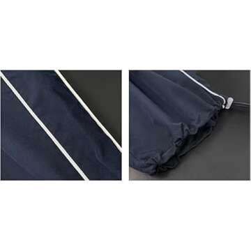 XPONNI Track Pants Women Baggy Pants Y2k Pants Parachute Pants for Women Y2K Clothing(Navy,L,Large)