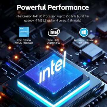 HP 17 Laptop - Intel Celeron N4120, 17.3'' Touchscreen, 16GB RAM, 512GB SSD, Renewed - Stylish & Eff...