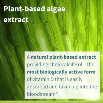 Igennus Vegan Vitamin D3 1000IU 365 Tablets - Natural Algae