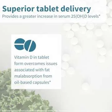 Igennus Vegan Vitamin D3 1000IU 365 Tablets - Natural Algae