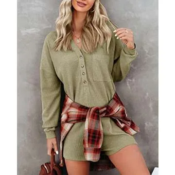 Chic Saodimallsu V Neck Romper for Casual Style