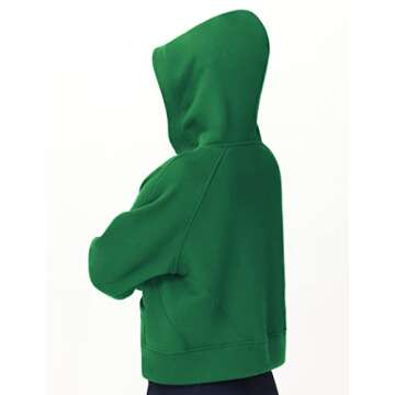 THE GYM PEOPLE Women’s Hoodies Half Zip Long Sleeve Fleece Crop Pullover Sweatshirts with Pockets ...