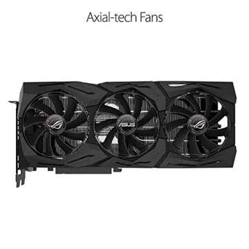 ASUS ROG STRIX GeForce® RTX 2070 Advanced Overclocked 8G GDDR6 HDMI DP 1.4 USB Type-C Gaming Graphics Card (ROG-STRIX-RTX-2070-A8G-Gaming)