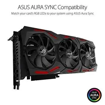 ASUS ROG STRIX GeForce® RTX 2070 Advanced Overclocked 8G GDDR6 HDMI DP 1.4 USB Type-C Gaming Graphics Card (ROG-STRIX-RTX-2070-A8G-Gaming)