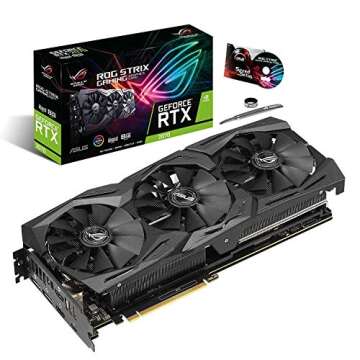 ASUS ROG STRIX GeForce® RTX 2070 Advanced Overclocked 8G GDDR6 HDMI DP 1.4 USB Type-C Gaming Graphics Card (ROG-STRIX-RTX-2070-A8G-Gaming)