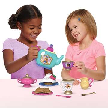 Disney Junior Alice’s Wonderland Bakery Tea Party, Kids Tea Set for 2, Officially Licensed Kids To...