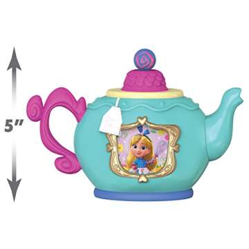 Disney Junior Alice’s Wonderland Bakery Tea Party, Kids Tea Set for 2, Officially Licensed Kids Toys for Ages 3 Up by Just Play