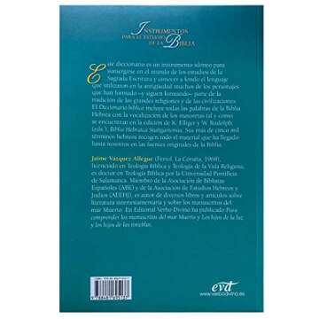 Diccionario bíblico hebreo-español - Essential Resource for Learners