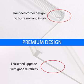 Samvitral Yogurt Organizer for Fridge,Slider Organizer,Refrigerator Organizer Storage, Simple Installation,Small Space Organization Space Saving,For 3.75" Yogurt - 2 Pack