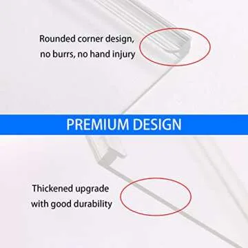 Samvitral Yogurt Organizer for Fridge,Slider Organizer,Refrigerator Organizer Storage, Simple Installation,Small Space Organization Space Saving,For 3.75" Yogurt - 2 Pack