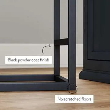 Nathan James Nelson Bar Stool - Sleek Design in Warm Brown/Black