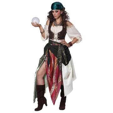 California Costumes Renaissance Fortune Teller/Pirate Adult Costume - Captivating Medium Ensemble