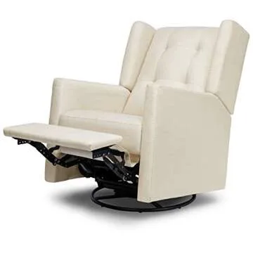 DaVinci Maddox Recliner and Swivel Glider in Natural Oat, Greenguard Gold & CertiPUR-US Certified
