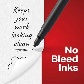 Sharpie Felt Tip Pens, Fine Point (0.4Mm) Felt Tip Markers, Journaling Pens, Art Markers, Drawing Ma...