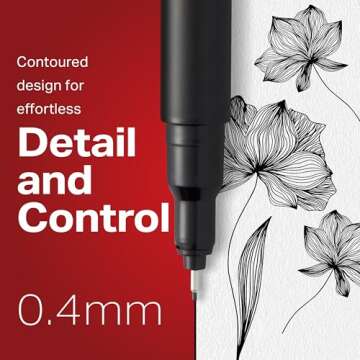 Sharpie Felt Tip Pens, Fine Point (0.4Mm) Felt Tip Markers, Journaling Pens, Art Markers, Drawing Markers, Black, 12 Count