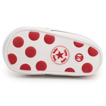 KIDSUN Tutoo Unisex Baby Boys Girls High Top Sneaker Soft Anti-Slip Sole Newborn Infant First Walkers Canvas Denim Shoes