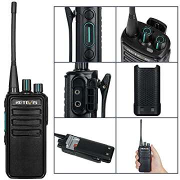Retevis RB29 Heavy Duty Walkie Talkies for Adults