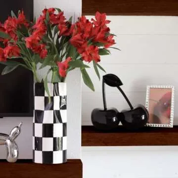 Reimagine Discovery Cherry Decor, Maximalist Decor with Funky, Trendy & Unique Style, Cherry Themed Aesthetic Room Decor, Kitchen Decor for Modern Homes, 70’s Retro Bar Cart Decor for Cherry Lovers