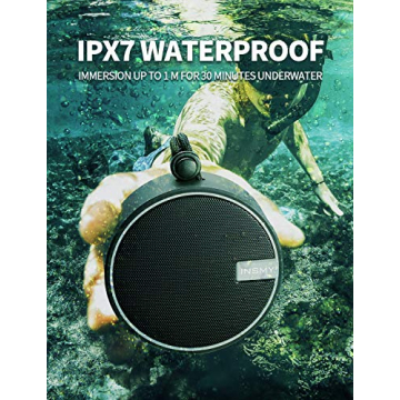 Waterproof Bluetooth Shower Speaker with Suction Cup