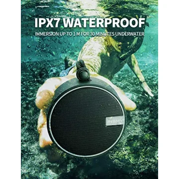 Waterproof Bluetooth Shower Speaker with Suction Cup