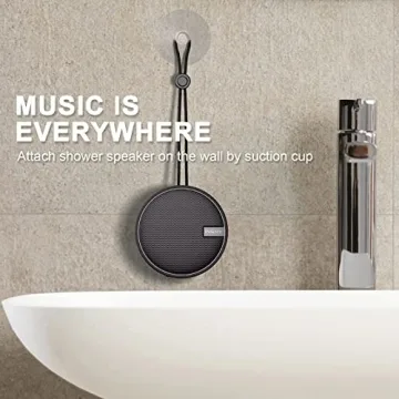 Waterproof Bluetooth Shower Speaker with Suction Cup