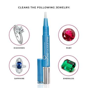 CONNOISSEURS Diamond Dazzle Stik Jewelry Cleaner Pen