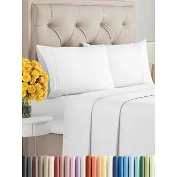Luxury Queen Size Cooling Sheet Set - Soft & Breathable