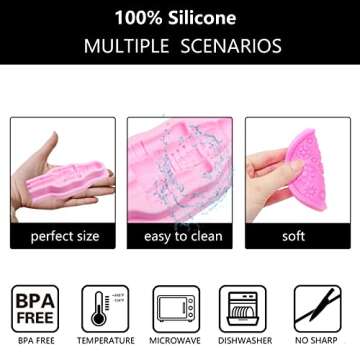 Nutcracker Soldier Fondant Silicone Molds 2 Pcs, Christmas Baking Chocolate Molds for Cake Decoration Candy Dessert Gum Paste Sugar Craft Clay Resin