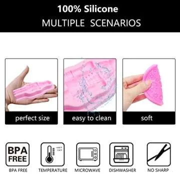 Nutcracker Soldier Fondant Silicone Molds 2 Pcs, Christmas Baking Chocolate Molds for Cake Decoration Candy Dessert Gum Paste Sugar Craft Clay Resin