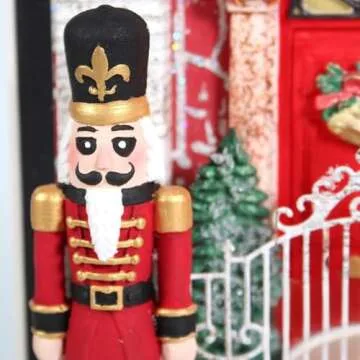 Nutcracker Soldier Fondant Silicone Molds 2 Pcs, Christmas Baking Chocolate Molds for Cake Decoration Candy Dessert Gum Paste Sugar Craft Clay Resin