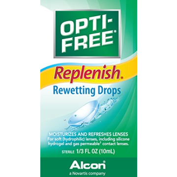 Opti-Free Replenish Drops for Ultimate Contact Comfort