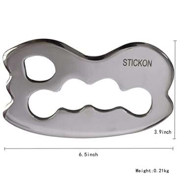 STICKON Stainless Steel Gua Sha Tool for Recovery