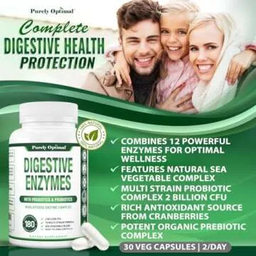 Purely Optimal Digestive Enzyme Supplement for Digestive Relief