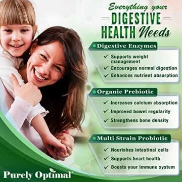 Purely Optimal Digestive Enzyme Supplement for Digestive Relief