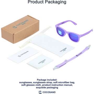 COCOSAND Baby Sunglasses with UV400 Protection