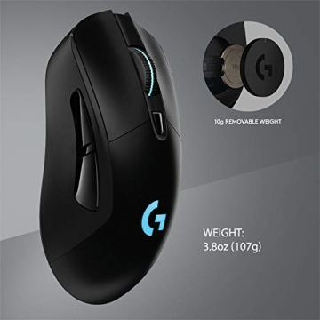 Logitech G703 Lightspeed Wireless Gaming Mouse - Lightweight & Ergonomic