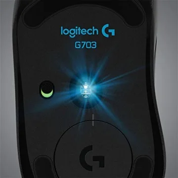 Logitech G703 Lightspeed Wireless Gaming Mouse - Lightweight & Ergonomic