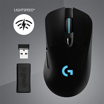 Logitech G703 Lightspeed Wireless Gaming Mouse - Lightweight & Ergonomic