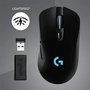 Logitech G703 Lightspeed Wireless Gaming Mouse - Lightweight & Ergonomic