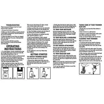 ConairMan Nose Hair Trimmer with 360 Bevel Blade