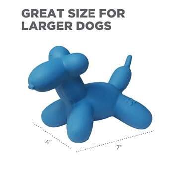 Outward Hound Latex Rubber Balloon Squeaky Dog Toy, Blue, Large